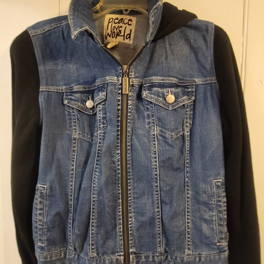 Hooded Jean Jacket